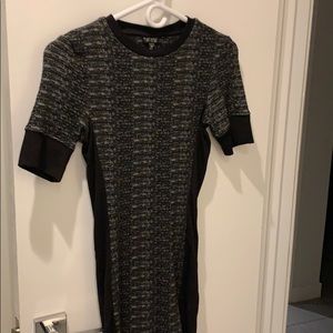 Top shop black body con dress